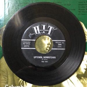 Fred York The Race Is On Vinyl 45 Record